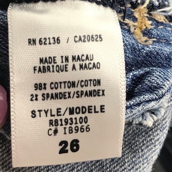 G by Guess Cotton Stretch Rolled Hem Jeans - Picture 4 of 6